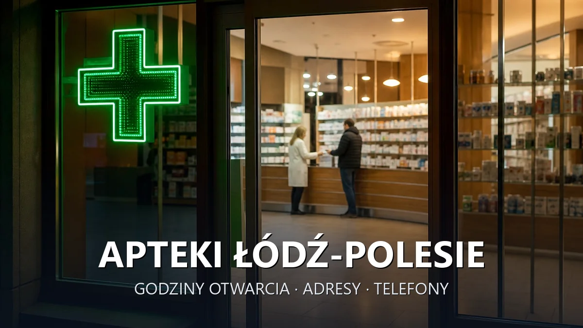 Apteki Łódź-Polesie, Łódź - adresy, telefony, godziny otwarcia