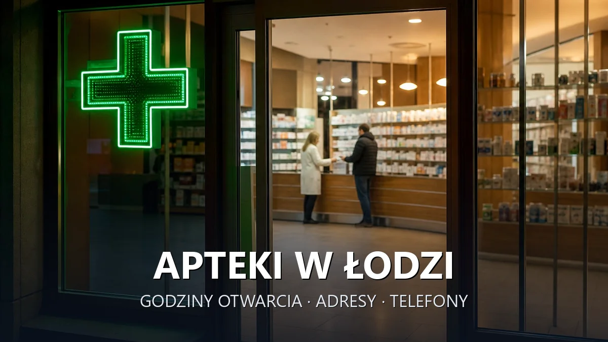 Apteki w Łodzi - godziny otwarcia i dyżury
