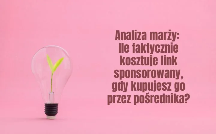 Obraz do artykułu: Analiza marży: Ile faktycznie kosztuje link sponsorowany, gdy kupujesz go przez pośrednika?