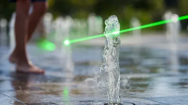 Park Staromiejski z niezwykłej perspektywy podczas Light Move Festival