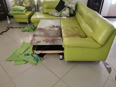 Dezynfekcja po zmarłym w Łodzi