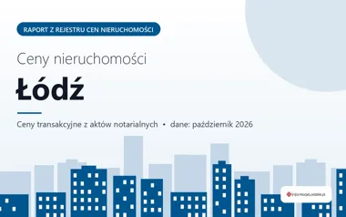 Ceny mieszkań w Łodzi — październik 2026