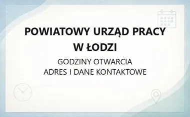 Powiatowy Urząd Pracy w Łodzi - kontakt, rejestracja, usługi
