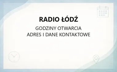 Radio Łódź - kontakt, studio, podcasty