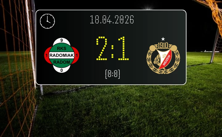 [PIŁKA NOŻNA] Radomiak Radom – Widzew Łódź 2:1 w PKO BP Ekstraklasie