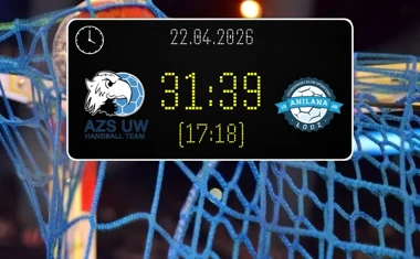 [PIŁKA RĘCZNA] Liga Centralna: AZS UW Warszawa – Grot Blachy Pruszyński Anilana 31:39 w 24. kolejce