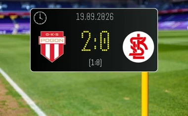 [PIŁKA NOŻNA] Betclic 1. liga: Pogoń Grodzisk Mazowiecki – ŁKS Łódź 2:0. Łodzianie przegrali mecz o pozycję lidera