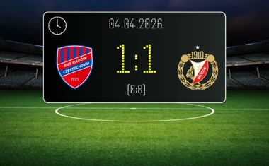 [PIŁKA NOŻNA] PKO BP Ekstraklasa – Raków Częstochowa – Widzew Łódź 1:1 po dreszczowcu w samej końcówce