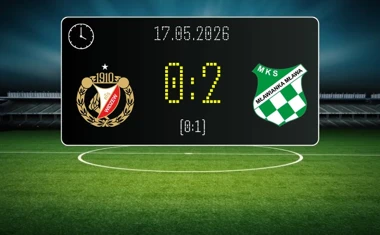 [PIŁKA NOŻNA] Betclic 3. Liga Grupa 1 (Grupa I) – Widzew Łódź II – Mławianka Mława 0:2, goście trafili przed przerwą i w końcówce