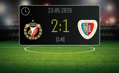 [PIŁKA NOŻNA] Widzew Łódź – Piast Gliwice 2:1 w PKO BP Ekstraklasie – gospodarze skuteczniejsi w Łodzi