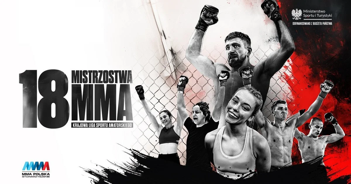 Grafika promocyjna wydarzenia 18. Mistrzostwa MMA