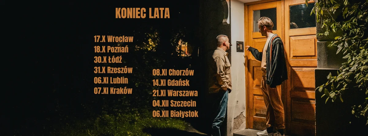 Grafika promocyjna wydarzenia cosmos | KONIEC LATA w Łodzi