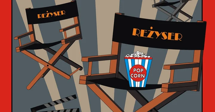 Obrazek przedstawia grafikę promocyjną wydarzenia Improwizowany seans filmowy w Teatrze Komedii Impro
