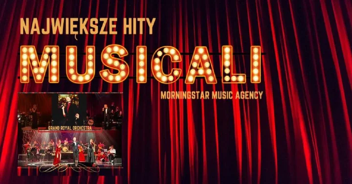 Grafika promocyjna wydarzenia Łódź: Największe hity musicali — koncert największych przebojów musicalowych