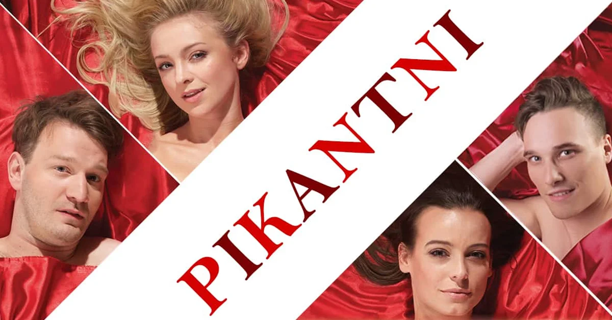 Grafika promocyjna wydarzenia Pikantni w Łodzi: gorąca komedia