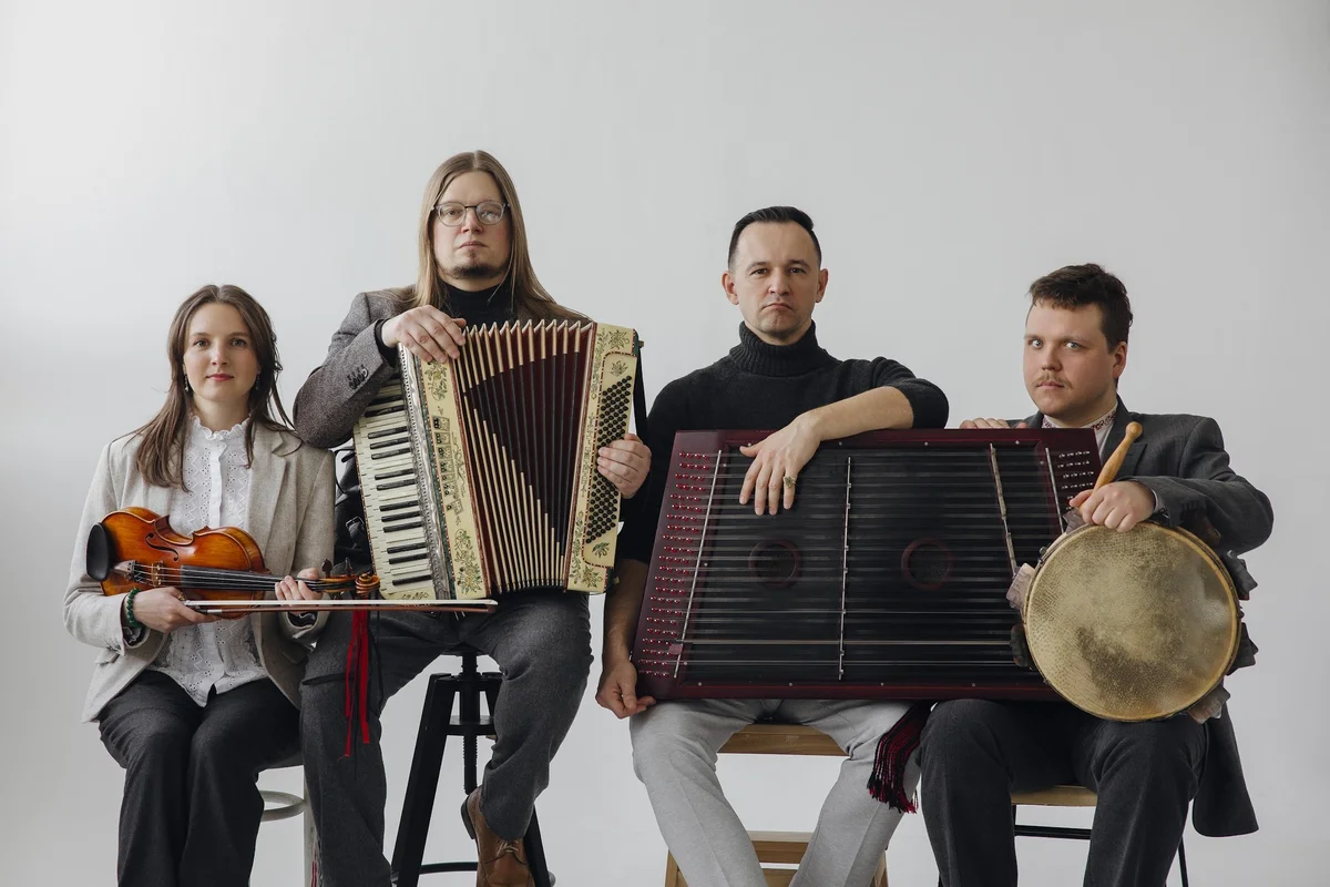 Grafika promocyjna wydarzenia Łódź x Hajda Banda x The Great September x ŁCW – koncert folkowy