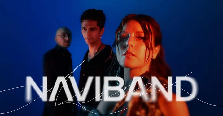 Obrazek przedstawia grafikę promocyjną wydarzenia Koncert NAVIBAND w Łodzi – premiera albumu „ADLIGA” i największe przeboje