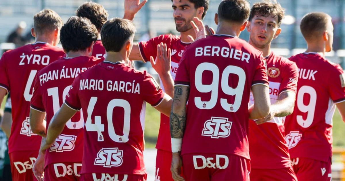 Grafika promocyjna wydarzenia Piast Gliwice – Widzew Łódź