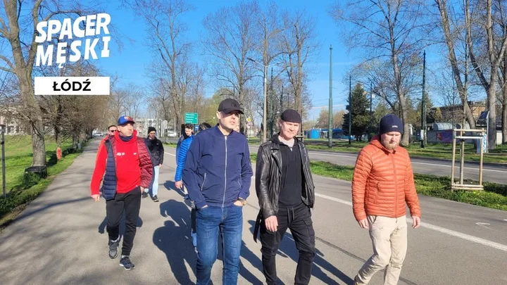 Grafika promocyjna wydarzenia Spacer Męski Łódź — poranny spacer dla mężczyzn co drugą niedzielę