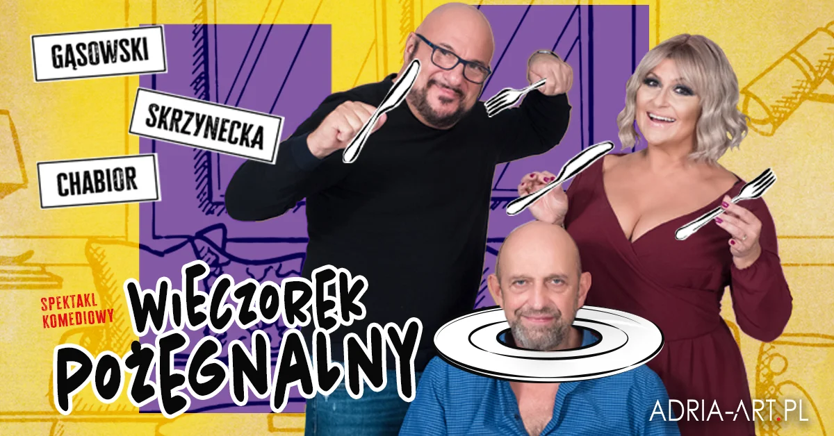 Grafika promocyjna wydarzenia Spektakl o ostatnim wieczorze przyjaźni w Teatrze Wielkim w Łodzi