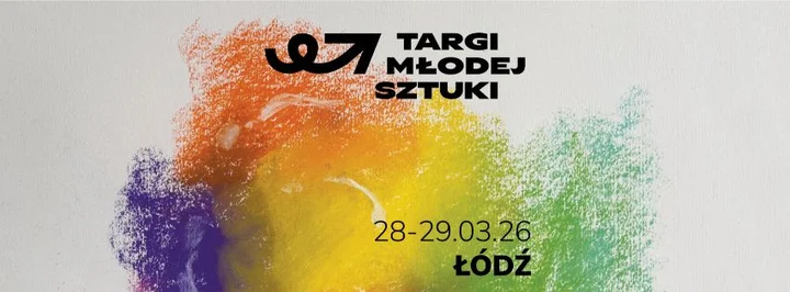Grafika promocyjna wydarzenia Targi Młodej Sztuki w OFF Piotrkowska — Łódź, marzec 2026