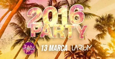 Grafika promocyjna wydarzenia 2016 Party Łódź — retro impreza w klimacie 2016