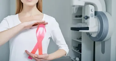 Grafika promocyjna wydarzenia Bezpłatna mammografia w Łodzi