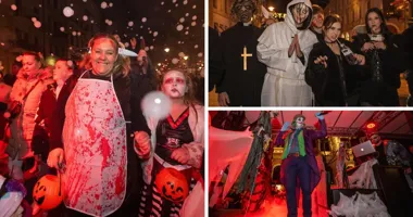 Grafika promocyjna wydarzenia Halloweenowa Parada w Łodzi