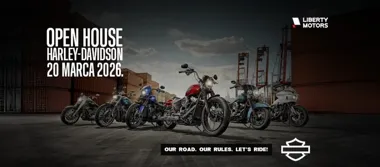 Grafika promocyjna wydarzenia Harley‑Davidson Łódź — Harley Night (Dni Otwarte)