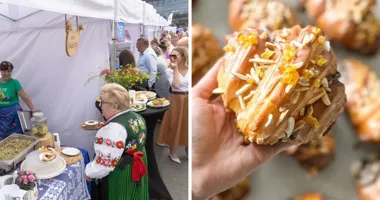 Grafika promocyjna wydarzenia Jarmark Świętomarciński w Łodzi