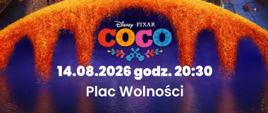 Grafika promocyjna wydarzenia Kino plenerowe na Placu Wolności