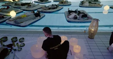 Grafika promocyjna wydarzenia Koncert mis tybetańskich w Aquaparku Fala