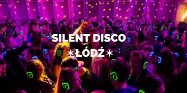 Grafika promocyjna wydarzenia MEGA SILENT DISCO w Łodzi: majówkowa edycja V już 2 maja 2026