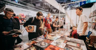 Grafika promocyjna wydarzenia Międzynarodowy Festiwal Komiksu i Gier 2026 w Łodzi
