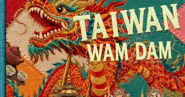 Grafika promocyjna wydarzenia Taiwan Day w Manufakturze w Łodzi