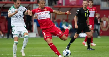 Grafika promocyjna wydarzenia Widzew Łódź - Legia Warszawa