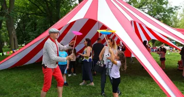 Grafika promocyjna wydarzenia Wielki Piknik Miejskiej Strefy Kultury