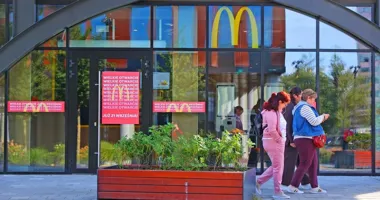 Grafika promocyjna wydarzenia Wielkie otwarcie nowego McDonalds w Nowym Centrum Łodzi