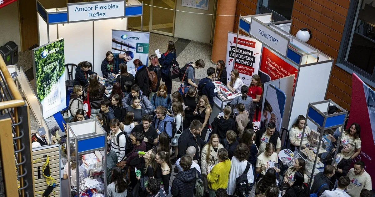 Grafika promocyjna wydarzenia XX Targi Pracy Uniwersytetu Łódzkiego