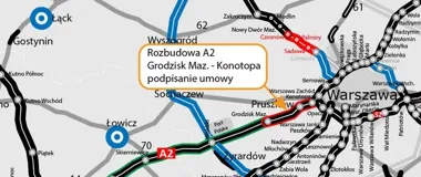 A2 między Łodzią a Warszawą do rozbudowy. Kierowców czeka duża zmiana