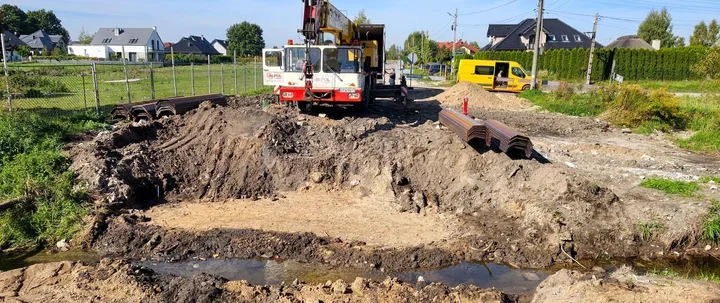 Usunięto przepust na Polnej. Mieszkańcy dojadą od strony Rszewskiej