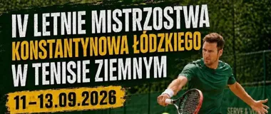 Ograniczona liczba miejsc na tenisowe mistrzostwa w Konstantynowie Łódzkim