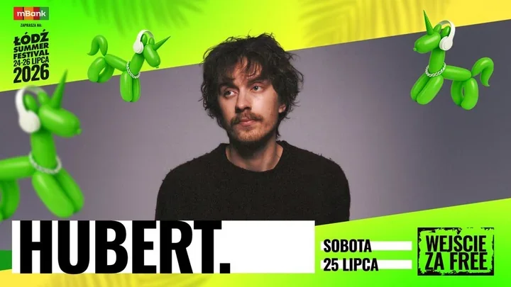 Hubert. na Błoniach – młody głos polskiego hip-hopu zagra podczas Łódź Summer Festival