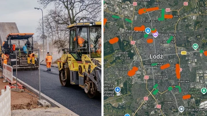 Wiosenne remonty w Łodzi – **30** frontów prac i interaktywna mapa, która pokaże utrudnienia