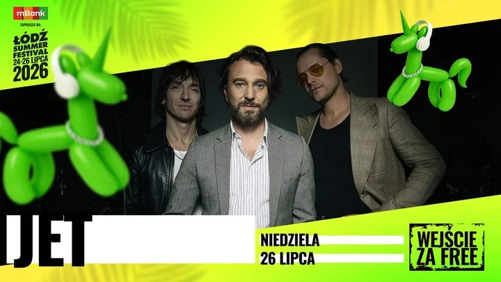 Jet dołącza do line-upu Łódź Summer Festival – rockowy powrót na Łódzkie Błonia