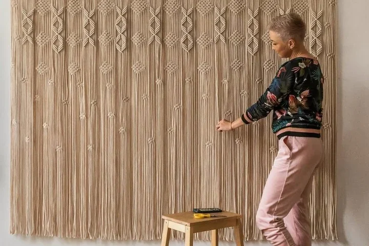 Makramy od Poplecione - naturalne plecionki i Beach Bag, które wprowadzają spokój do wnętrz