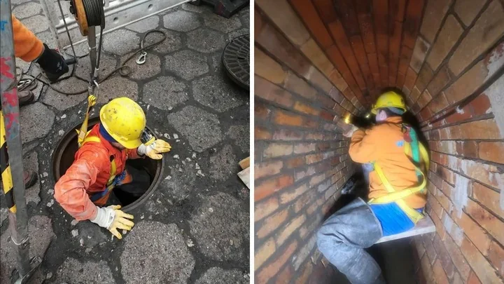 Praca w ciasnych kanałach – jak ZWiK Łódź remontuje 140-centymetrowe kolektory