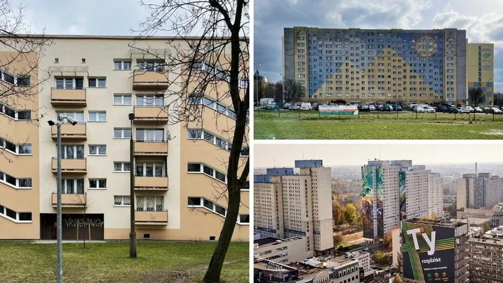 Nietypowe bloki w Łodzi - wieże, szklane elewacje i piramidalne bryły