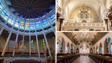 Łódzkie kościoły kryją wnętrza, które bardziej przypominają galerie sztuki niż świątynie