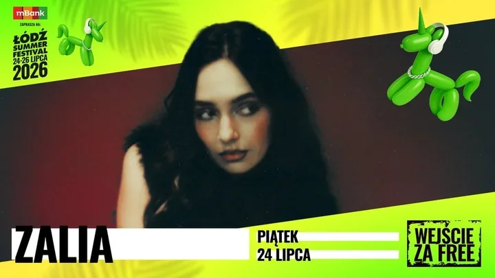 Zalia na Łódź Summer Festival – intymna energia młodej gwiazdy na Błoniach